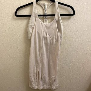 Size 4 Lululemon Cream Tank Top